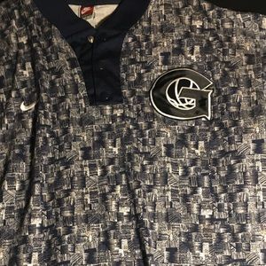 SUPER RARE ! Vintage NIKE GEORGE TOWN quarter button